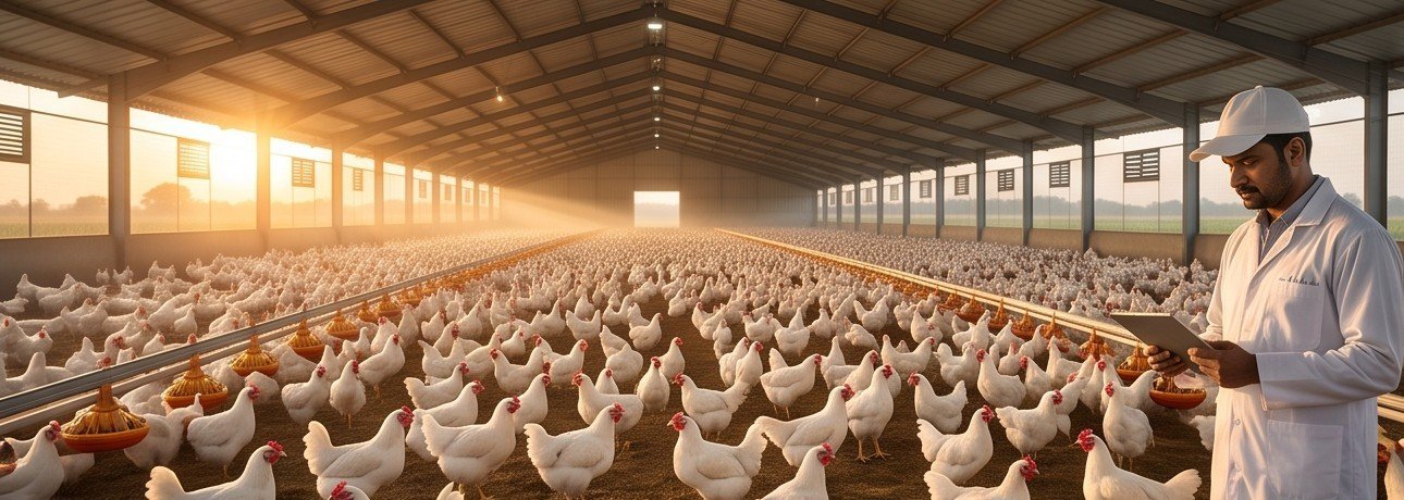 Broiler flock management view