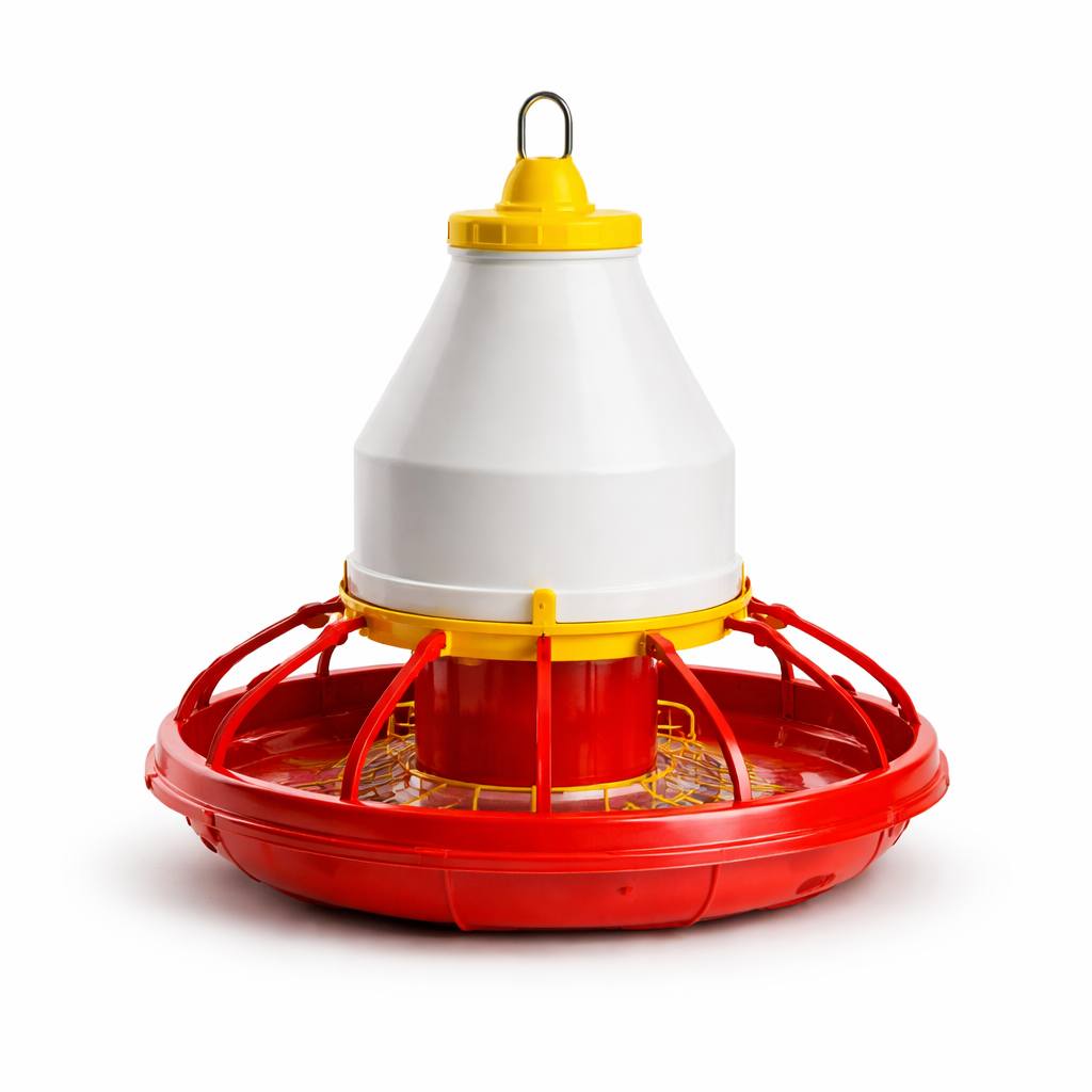 Poultry feeding utensils and drinkers